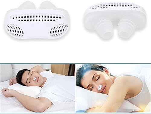 AZGEEK Nose Snore Stopping Anti Snore Relieve Snoring Breathing Apparatus Sleeping Mini Snoring Device Air Purifier Nasal Congestion for Travel, Sleeping, Office etcs (White)