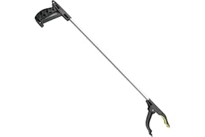 ARMO GARDENING Armo® 4 X Pack Litter Picker Ergonomic Long Reach Pick Up Tool Rubbish Weed Leaves Gardening Pick Up Tool For Elderly Disabled Use 75CM