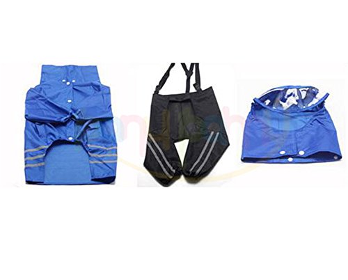 Upgarde-Pet-Raincoat-Pet-Dog-Puppy-Waterproof-Raincoat-hat-Top-Jacket-Pants-for-Medium-to-Large-Dogs-Dog-Waterproof-Jacket-with-Cap-Rain-Slicker-Rain-Poncho-for-Golden-Retriever-Labrador-Retriever-Sch