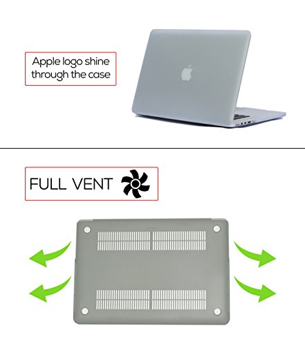 Silmo Ultra Slim H  lle Schale f  r Macbook Air 13 Zoll  ab Mitte 2011  Modell A1369 A1466   transparent