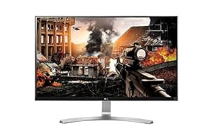 LG 27UD68-W mit 68,58 cm (27 Zoll) Computer-Monitor (HDMI, HDCP, DisplayPort, 5 ms Reaktionszeit, Ultra HD 4 K) Weiß
