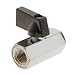 Produktbild 2 Wege Weiblich-NPT-Gewinde Voll Anschluss Messing Kugelhahn-Abschalter, Innengewinde 1/8, 1/4, 1/2, 3/8 - 1/4