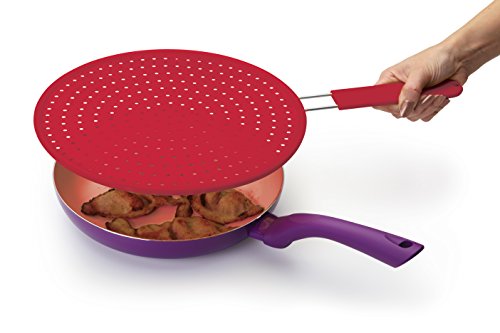 Colourworks Silikon-Spritzschutz, 28 cm – Rot - 2