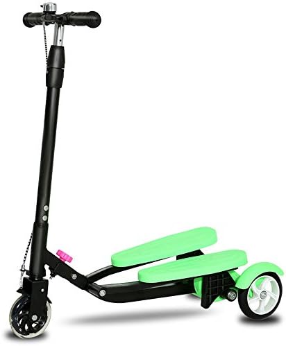 QFFL Scissor Scooter Children's Frog Flash Scooter 3-15 Years Old Baby Scissors Men And Women Pedal Swing Car 4 Colors Optional (Color : C)