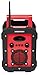 Produktbild MEDION LIFE E66262 MD 84517 Spritzwassergeschütztes Freizeitradio / Baustellenradio, IP441, UKW/MW Radio, 50 Watt Lautsprecher, AUX Eingang, rot