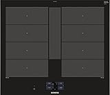  Siemens EX675JYW1E hobs Negro Integrado Con - Placa (Negro, Integrado, Con placa de inducción, Vidrio y cerámica, 3300 W, Rectangular)