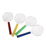 Leselupe mit Licht, ergonomische Konstruktion bietet eine gute Balance und einen komfortablen Griff, einfach zu halten mit komfortablem Griff, machen Sie sich nicht zu schwer oder zu leicht.