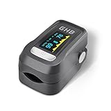 GHB Pulse Oximeter Finger Blood Oxygen Saturation Monitor SpO2 with OLED Display