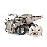 RC Muldenkipper Maßstab 1/24 Funktionsmodell mit Beleuchtung und gealterter Lackierung.