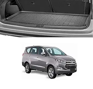 Euro Care Black Rear Car Boot,Dicky Mats Compatible with -Toyota Innova Crysta-(Model : 2016-Till Date)