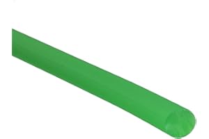 Kozelo Cinghia Tonda in Uretano ad Alte Prestazioni - 1m Lunghezza x 6mm Diametro - Cintura Rotonda in Poliuretano per Uso in Trasmissione, Verde