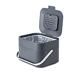 Joseph Joseph Intelligent Waste, Stack 4 Food Waste Caddy with Odour Filter - Graphite (Kitchen &amp; Home)