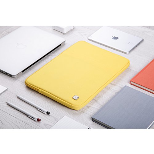 Caison 14″ Modisch Klassisch Laptop Hülle Beutel 14 Zoll Notebook Tasche Schoner Abdeckung (Gelb) - 5