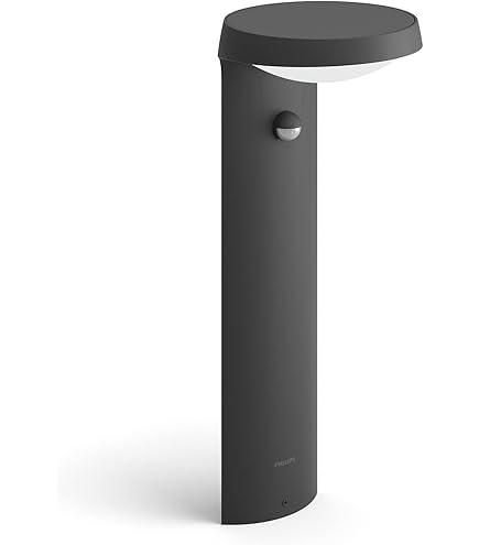 Philips Camill Ultra Efficient buitenwandlamp op zonne-energie, rond, 1.4W, 3000K, zwart, mat glas, bewegingssensor, IP44 weerbestendig Philips Camill Ultra Efficient buitenwandlamp op zonne-energie, rond, 1.4W, 3000K, zwart, mat glas, bewegingssensor, IP44 weerbestendig