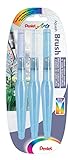 Pentel Aquash Water Brush Pens, Assorted Tips - Pack of 3 (Fine, Medium and Broad)