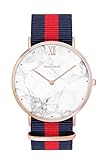 New Trend Unisex Armbanduhr Damen-Uhr Herren-Uhr Trend-Uhr Blogger-Uhr Analog Quarzwerk elegantes Marmor-Design Armband Textil Metall verschiedene Farben