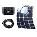 Produktbild giosolar 50 W Flexible Solar Panel Kit für Boot Caravan Wohnmobil 12 V 10 A LCD Controller