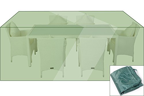 Preisvergleich Produktbild OUTFLEXX Standard Abdeckhaube für Esstischgarnituren: 200x100x74cm, grün