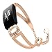 Produktbild Replacement for Fitbit Inspire/Inspire HR Metal Wristband Strap Rhinestone Hollow Design Adjustable Bracelet Strap