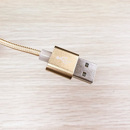 Wkae® 1M Metall geflochtenes 2-in-1-Blitz zum USB-Kabel 8-Pin + Micro-USB-Ladekabel / Daten-Synchronisierungs-Kabel f¨¹r iPhone SE / 5 / 5s / 5c / 6 / 6S Plus-Apple iPad Mini / IPAD AIR / iPod nano / iPod Touch / Android , Samsung S7 S6 S5 S4 S3 Hinweis4 Note3 und mehr, HTC, Motorola, Sprint, Nokia, LG, Sony, Blackberry und vieles mehr - 3