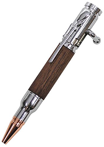 Preisvergleich Produktbild MFH Kugelschreiber, "Patrone", Chrom, 10,5 cm