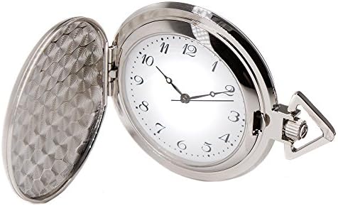 Jean Constantine + Classical Style Crystal Diamond Owl Design Necklace Pocket Watch With Swiss Ronda, 5 ATM, Colour: Silver