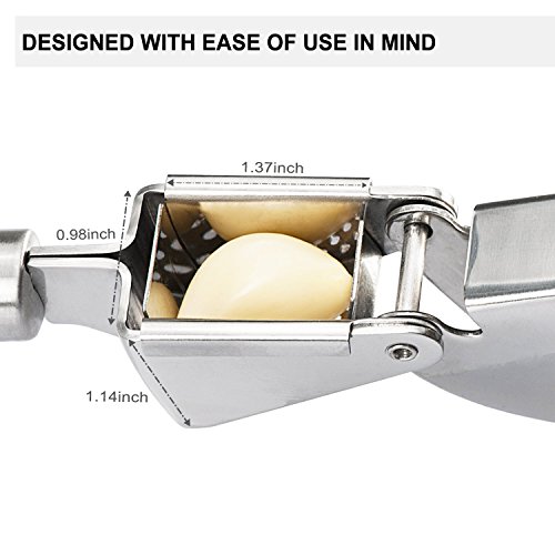 Knoblauchpresse, X-Chef Knoblauch Fleischwolf und Sparschäler Set Silikon Tube Roller - 4