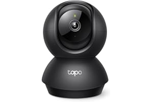 Tapo C201 Caméra de Surveillance intérieure WiFi 360°, Vision Nocturne 1080P, détection de Mouvement, Audio bidirectionnel, Compatible avec Alexa et Google Assistant, pour bébés/Animaux domestiques