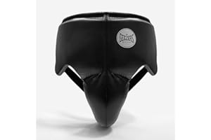 GEEZERS BOXING Geezers Elite Pro Groinguard 2.0 Leather, Rear Lace Adjustment, Protective Comfortable Fit