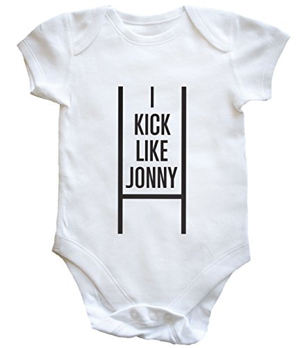 HippoWarehouse I KICK LIKE JONNY baby vest boys girls