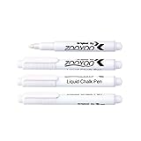 . Uokoki 3pcs líquido Blanco Tiza Pluma para los niños de la Pizarra