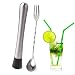 Produktbild Kit 2 in1 Barista Cocktail Drink Stahl Stößel + Gabel + Löffel mischen