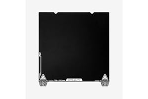 Creality Placa de Impresión Build Plate 235x235mm Plataforma de Construcción de Resina Epoxi, Placa Spring Steel Excelente Adherencia, Alta Resistencia y Al Desgaste para Ender-3 V3 SE/KE