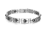 Bishilin Modeschmuck Edelstahl Armband Frauen Naturstein Silber Armbänder Best Friends