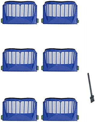 YGJ® Replacement Parts AeroVac Filters for iRobot Roomba 600 Series 620 630 650 655 660 665 690 Vacuum Cleaner Accessory - 6 Pack