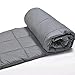 Produktbild Jolitac Beschwerte Decke Gewichtete Schwere Decke Weighted Blanket Für Erwachsener Zwischen 50-68kg, Ideal für Entspannung, Besseren Schlaf 150x200cm (15 lbs (6,8kg))