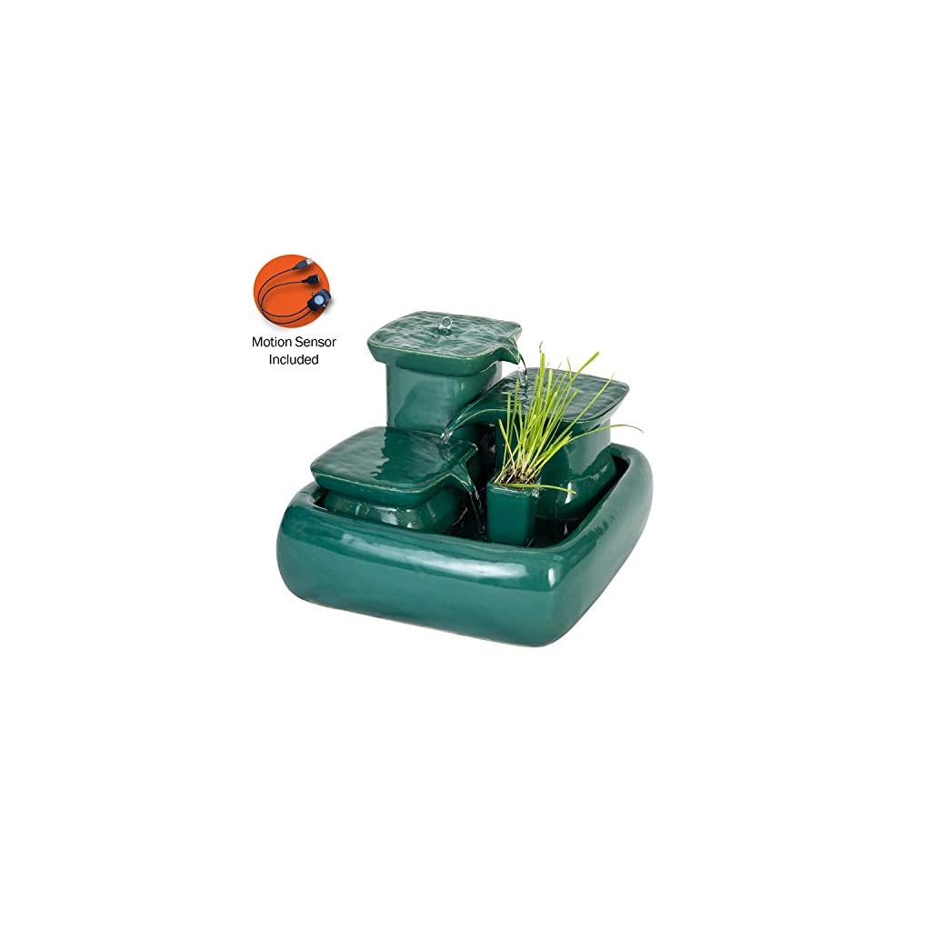 Fontaine à Eau En Céramique Pour Chats Miaustore 8 Bassins Deau Potable 34 Litres Avec Pompe à Eau Silencieuse