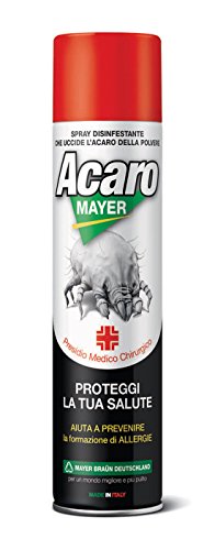 11335_ **** INSETTICIDA - ACARICIDA ANTI ACARO MAYER SPRAY DISINFESTANTE 400 ML DF 6135070