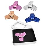 VANKER Tri Fidget Spinner de Dedo de Aluminio Dart EDC mano juguete para Aliviar el estrés, Ansiedad, TDAH Adultos y Niños