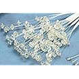 CRYSTAL SPRAY/BUNCH 12 STEM CLEAR/IRID WEDDING FLOWER ACCESSORY