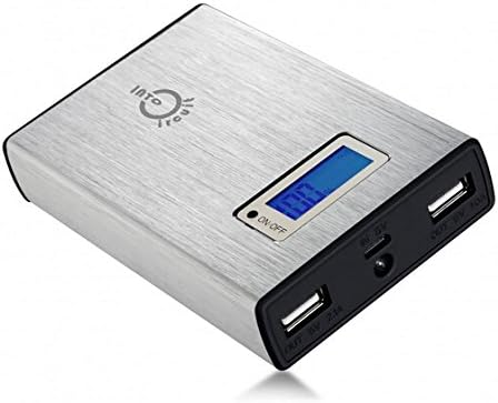 Intocircuit Power Castle 11200mAh Portable 5V 2A/1A Dual USB Ports External Battery Pack Charger for Apple iPhone 5S, 5C, 5, 4S, 4, 3GS; Retina iPad Mini 2; HTC One; Samsung Galaxy S4, S3, Galaxy Tab; PS Vita; Nokia Lumia; Motorola Razr; Lg Optimus; Psp; and more (Apple Lightning Cable Not Provided)