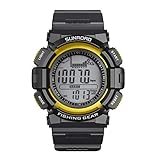 JUNERAIN SUNROAD Digital Sports Watch Angeln Wetter Barometer Armbanduhr (FR713A)