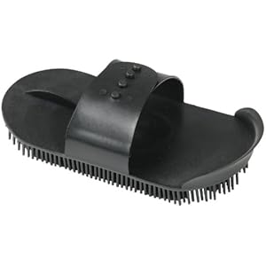 WALDHAUSEN Plastik-Nadelstriegel, schwarz, schwarz