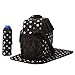 Black 3pcs Baby Diaper Nappy Changing Bag Set B:Daisy Design