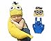 CoFashion Knit Crochet Baby Boy Girl Newborn 0-9 Months Photography Cartoon Clothes Photo Prop Outfits (minions)