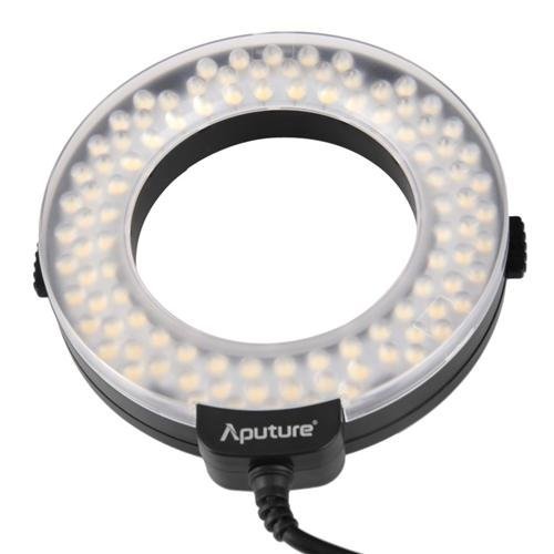 Aputure Amaran AHL-HN100 CRI 95 + LED Macro Ring Flash Light pour Nikon D90 DSLR D4 D600 D800 D5200 D7000 D7100 l'appareil photo LF336