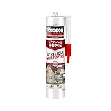 masilla blanca Puede ser pintado después de secado con todos tipos de pinturas o crépi. Hacer los ensayos de antemano
