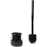 Vinoks Premium Series Silicone Toilet Brush Black