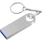 1 unidad Llavero de Metal USB 3.0 Unidad Flash de Metal Llavero de Memoria USB 16GB Resistente al Agua Memoria USB de Alta Ve