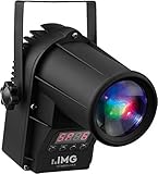 Bedienfeld mit LED-Anzeige für DMX-Adressierung und Voreinstellungen